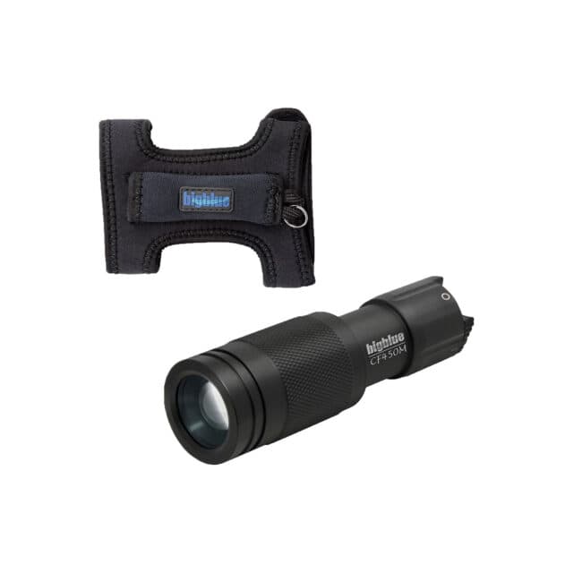 450-Lumen Mini Adjustable-Beam Dive Light Black miniatura 2