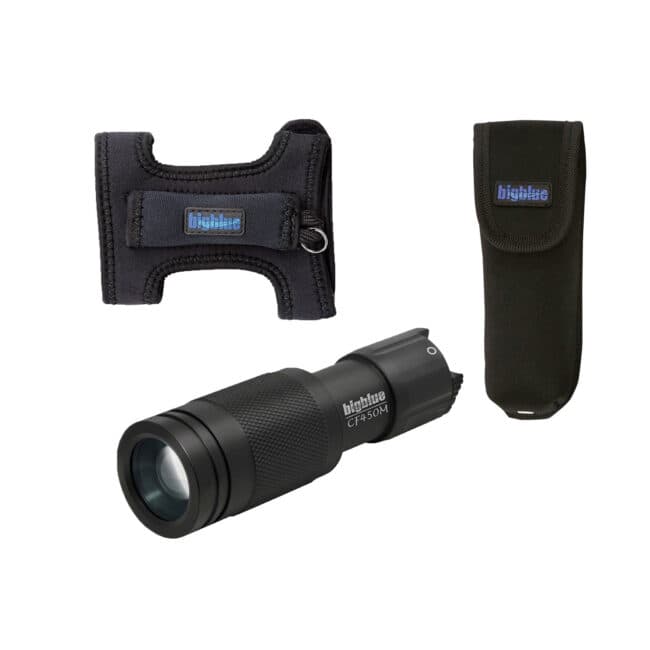 450-Lumen Mini Adjustable-Beam Dive Light Black miniatura 3