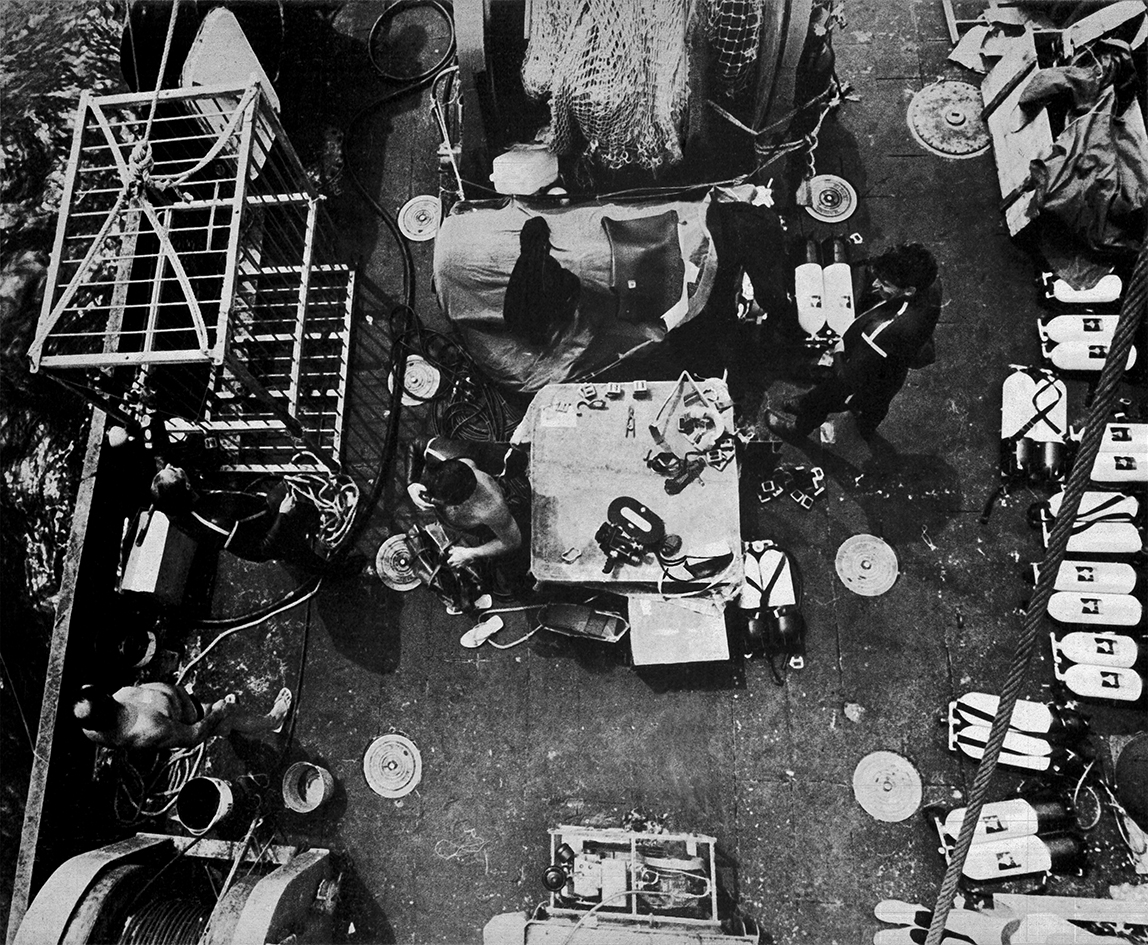Spedizione italiana, ponte dell’Andrea Doria, 1968